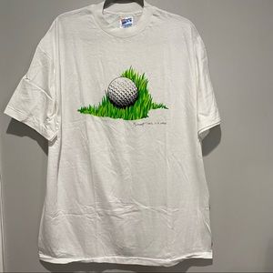Vintage 1993 Golf US Open Single Stitch White Size XL